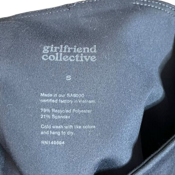 Girlfriend Collective Cropped Leggings Women’s Small Blue High Rise Compression - Picture 10 of 11